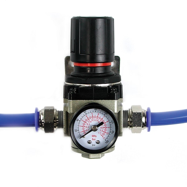 Primefit Air Regulator With 1/2" Push To Connect Fittings PCR3802G Zoro